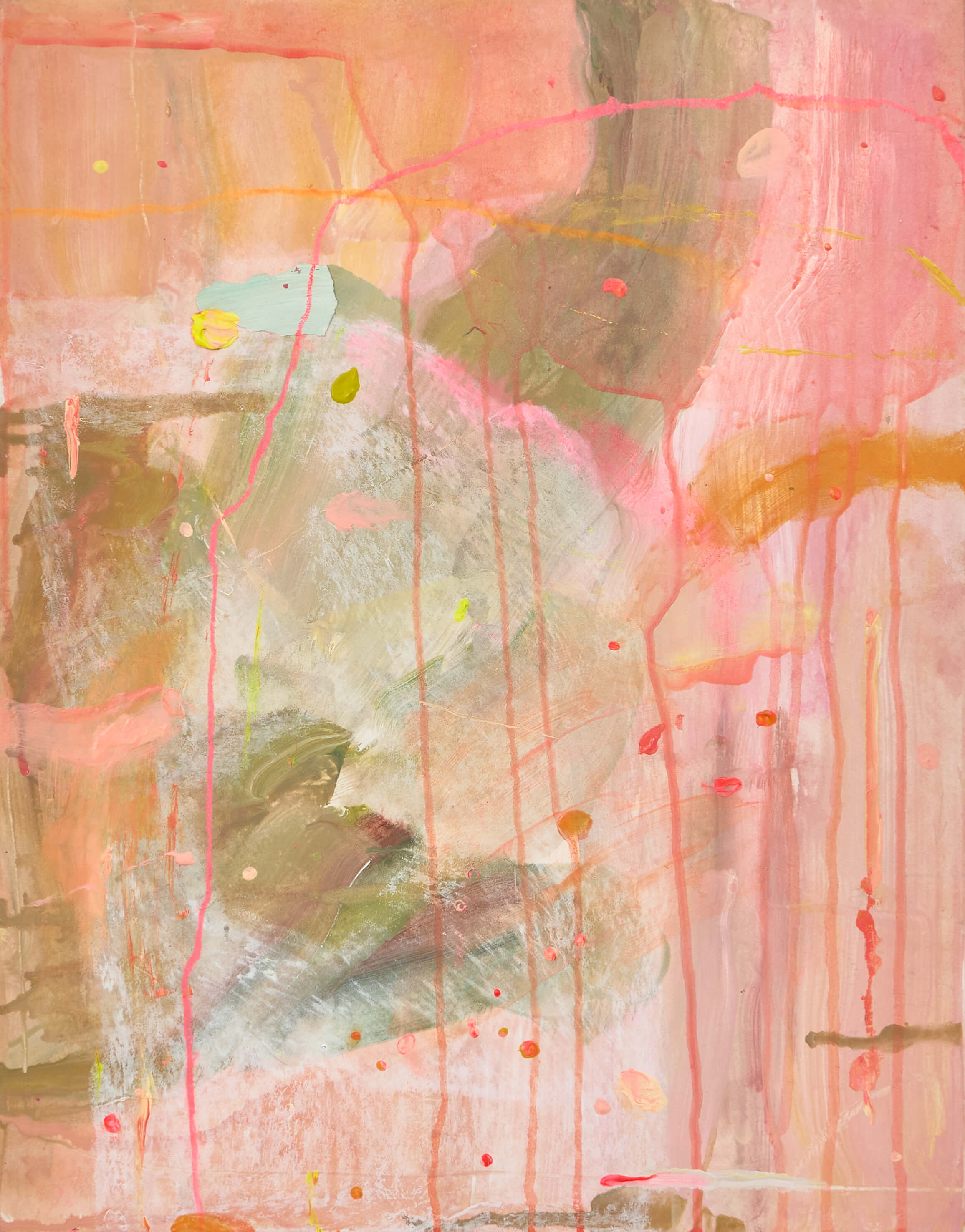 우물거리는 초록과 범람하는 분홍(3)
The pink approaching green(3)