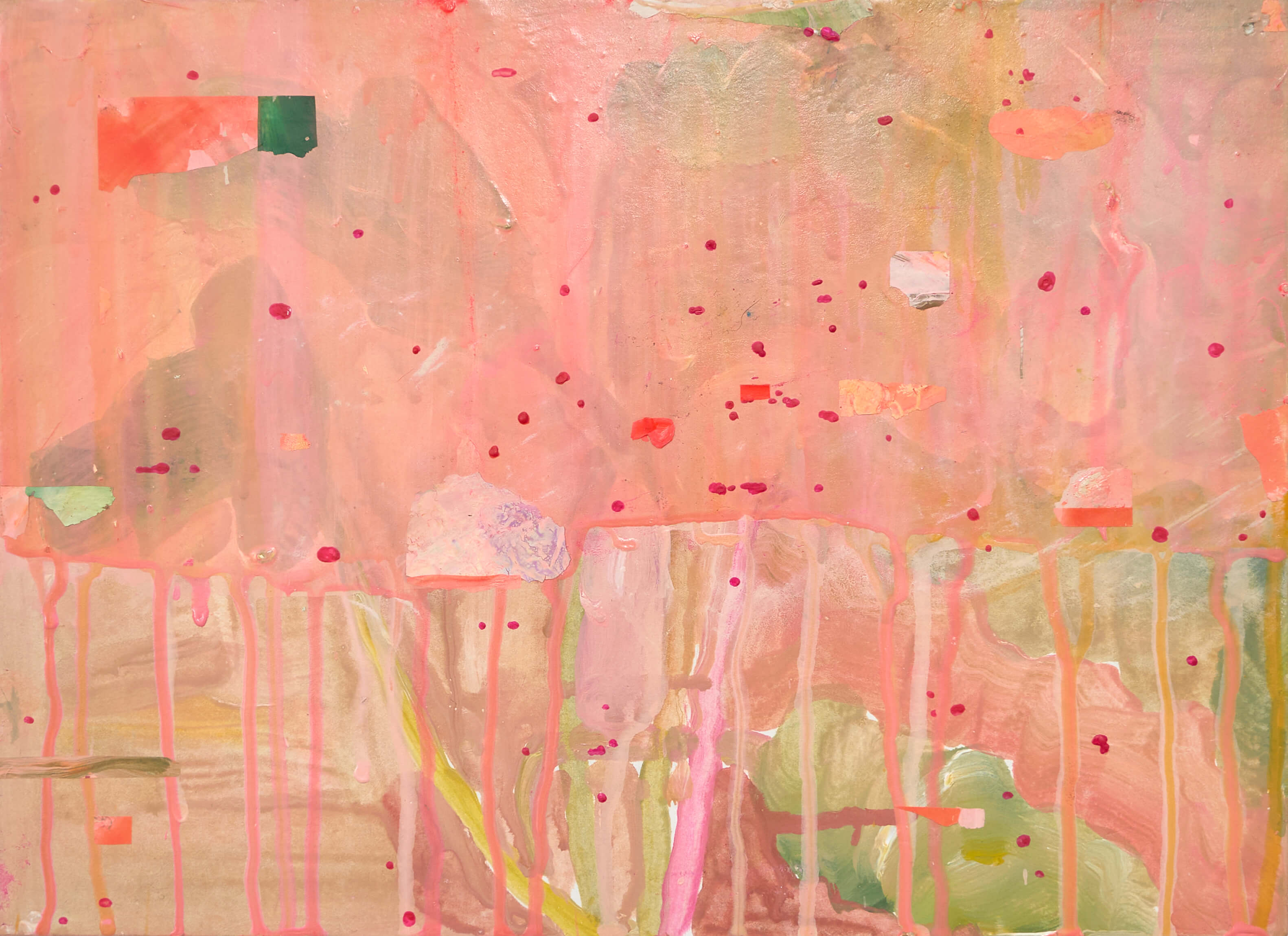 우물거리는 초록과 범람하는 분홍(2)
The pink approaching Green(2)