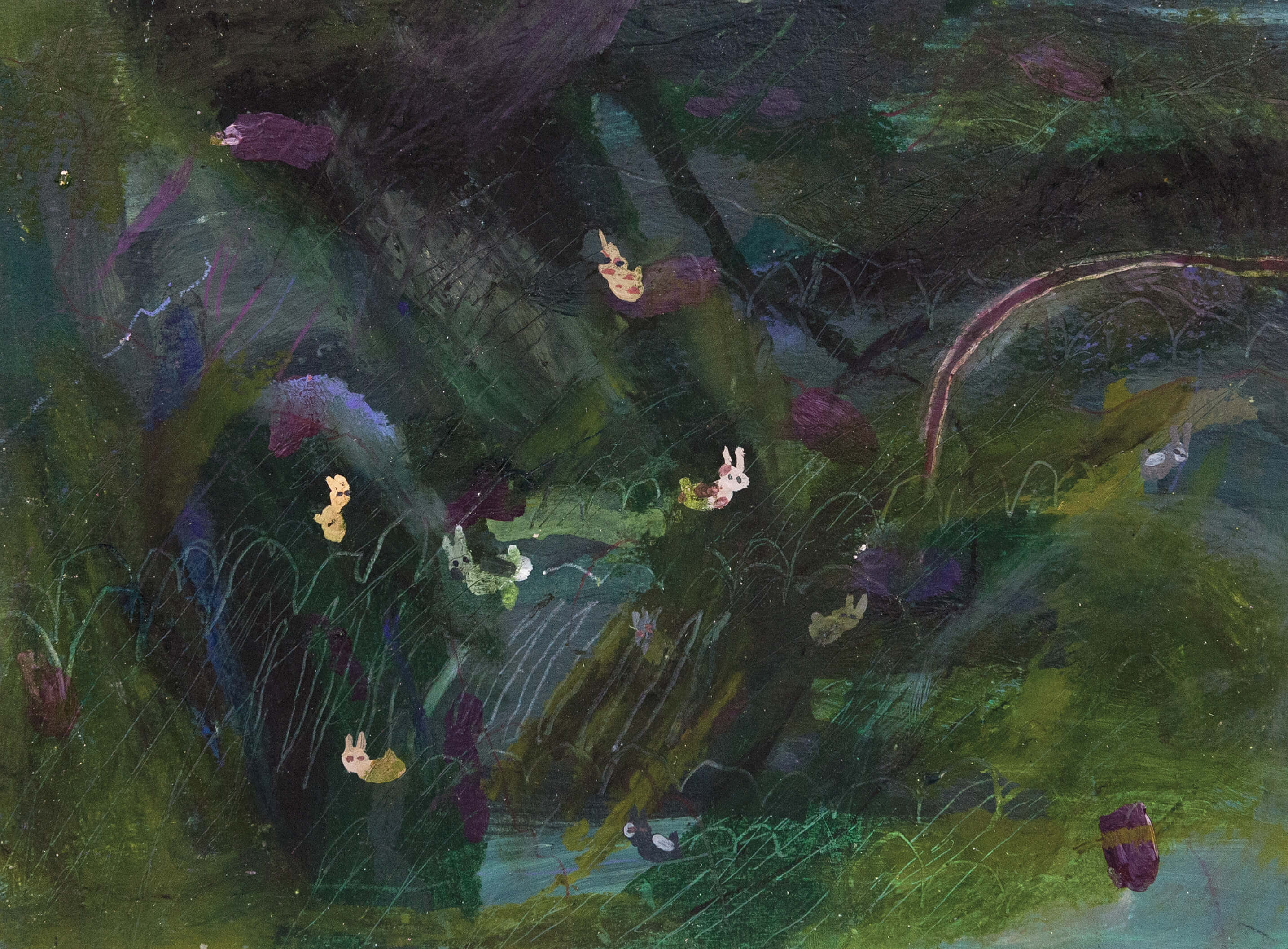 상추밭 토끼
Lettuce field with Rabbit